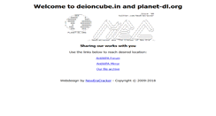 Desktop Screenshot of deioncube.in